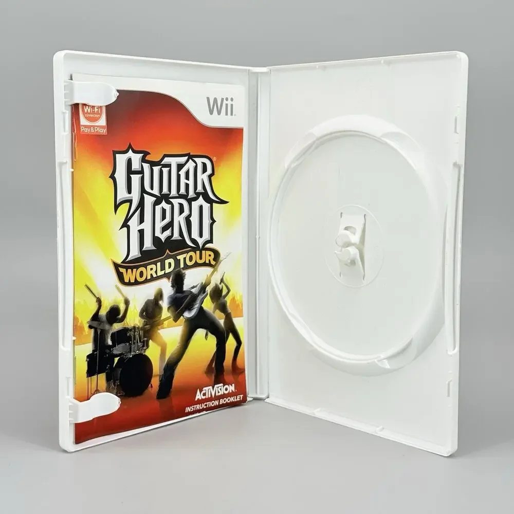 Guitar Hero World Original Nintendo Wii Replacement Case & Manual Only No Game
